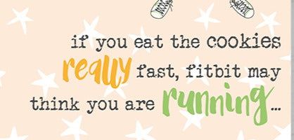 Cookies, Fitbit, Running A6 Notebook image 2