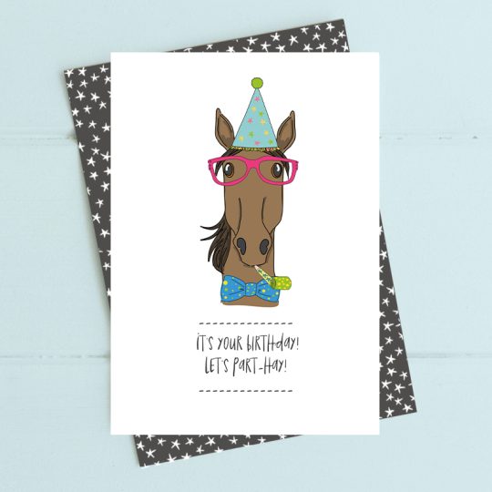 It’s your birthday! Let’s part-hay! Card image 0