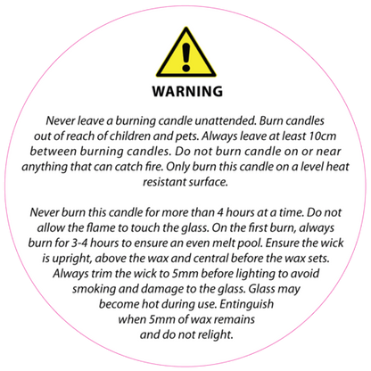 Pink Grapefruit & Vanilla Natural Wax Candle image 7