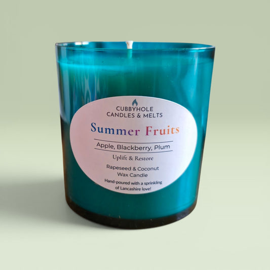 Teal Summer Fruits Candle - limited edition