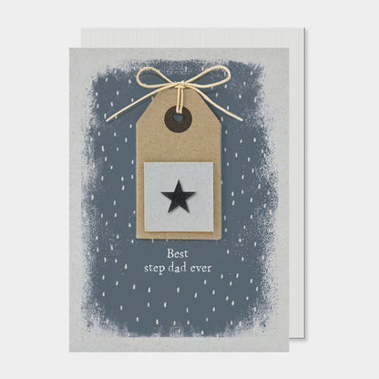 'Best step dad ever' Card - East of India image 2