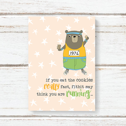 Cookies, Fitbit, Running A6 Notebook image 0