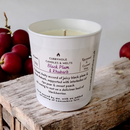Black Plum & Rhubarb Candle image 5