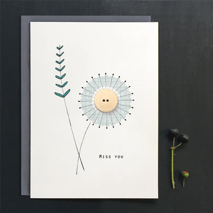 'Miss You’  Card - East of India image 0