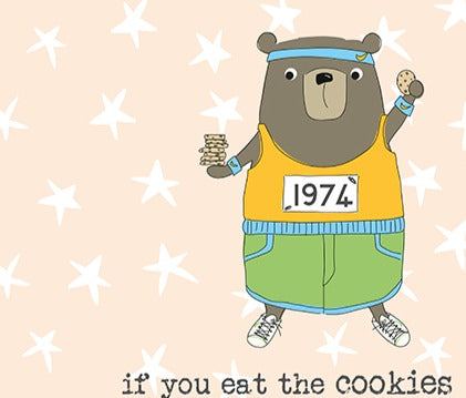 Cookies, Fitbit, Running A6 Notebook image 1