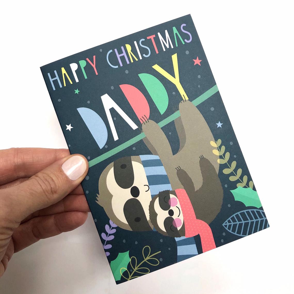 Daddy Sloth Christmas Card image 0