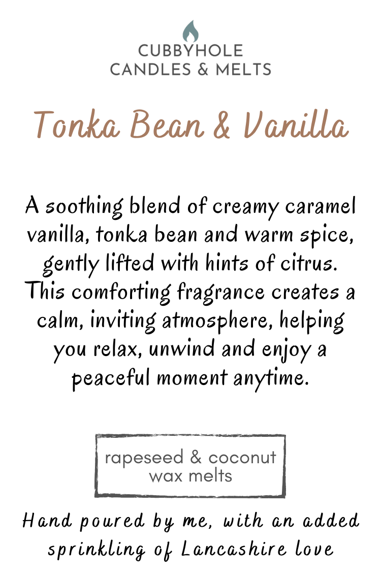 Tonka Bean & Vanilla Wax Melts
