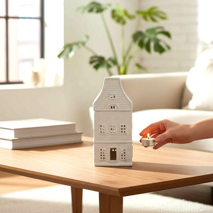 White Nordic House Oil Burner and Wax Warmer