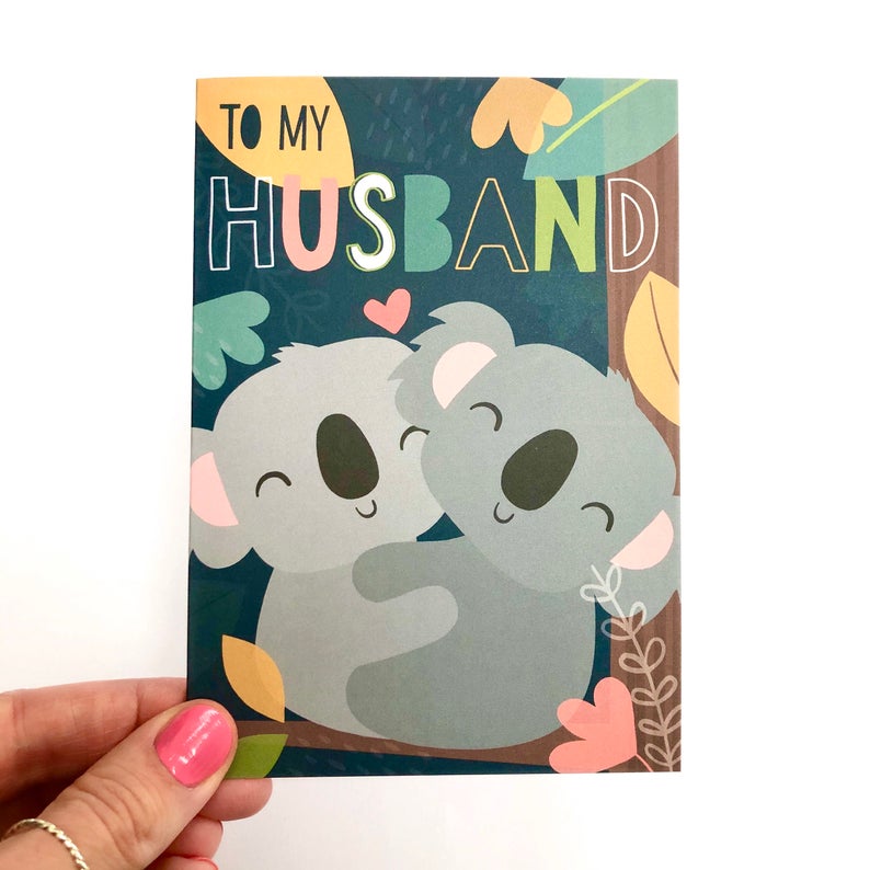 'To My Husband' Koala Card image 1