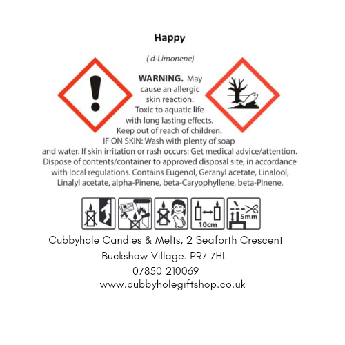 'Happy' Natural Wax Melts - Wellbeing Collection image 4