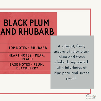 Black Plum & Rhubarb Candle image 2