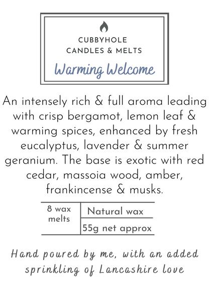 'Warming Welcome' Natural Wax Melts image 3