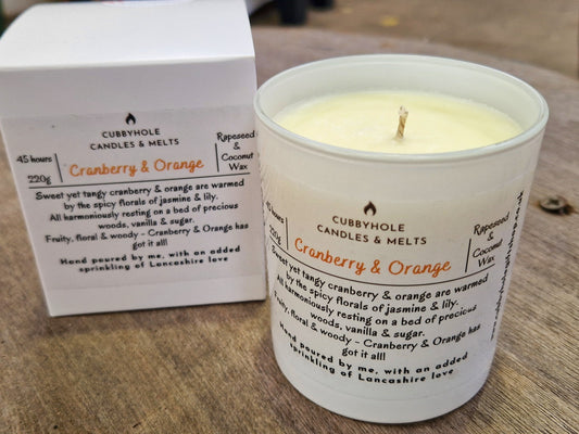 Cranberry & Orange Candle image 0