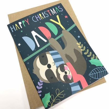 Daddy Sloth Christmas Card image 1