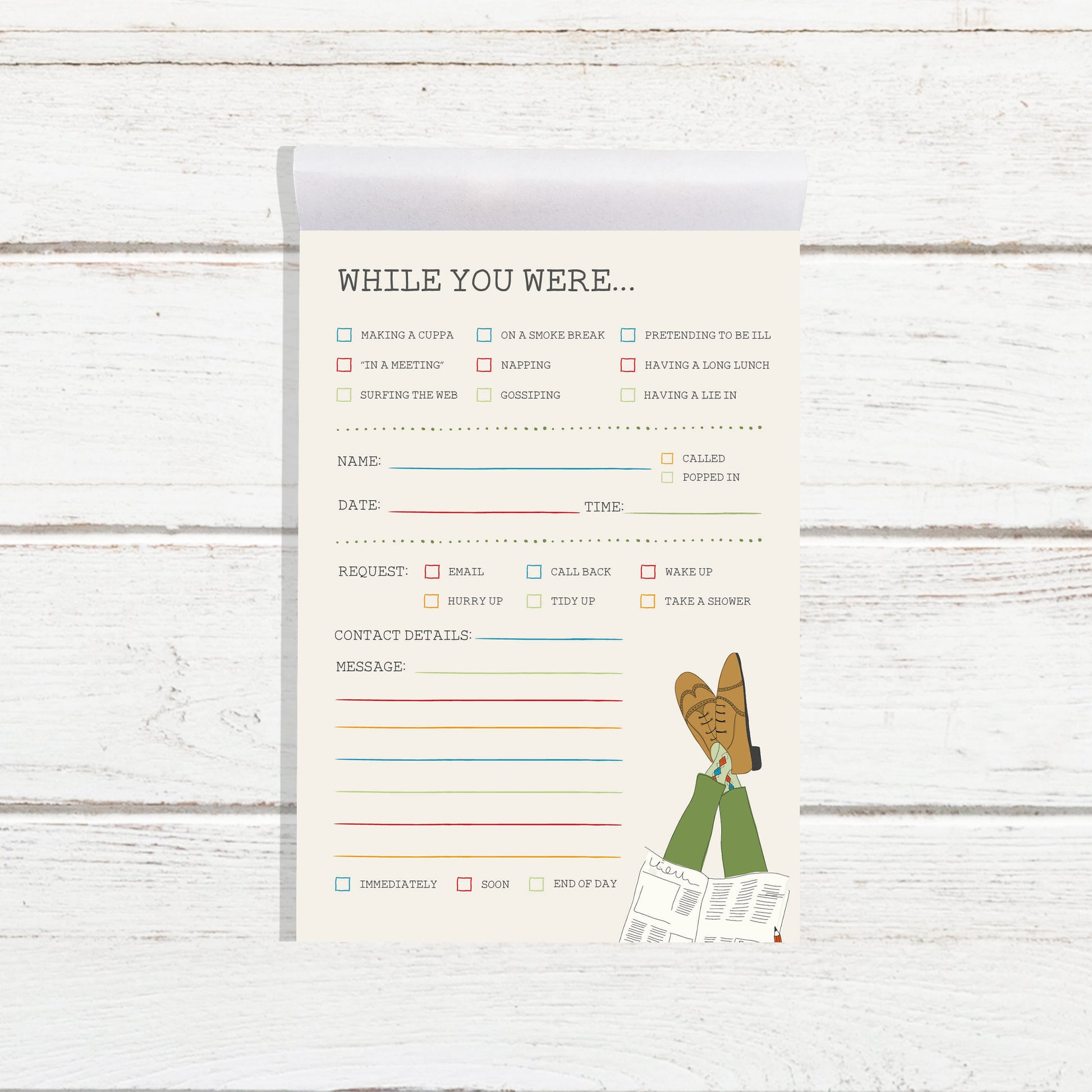 A6 Jotter Pad – while you were...... image 0