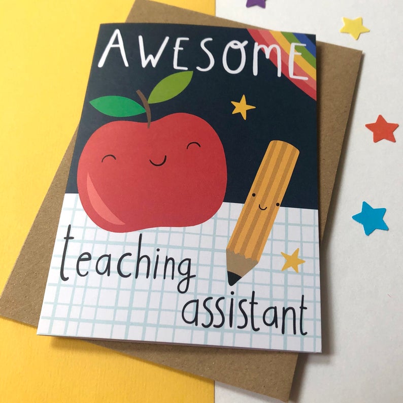 Awesome Teaching Assistant Card image 0