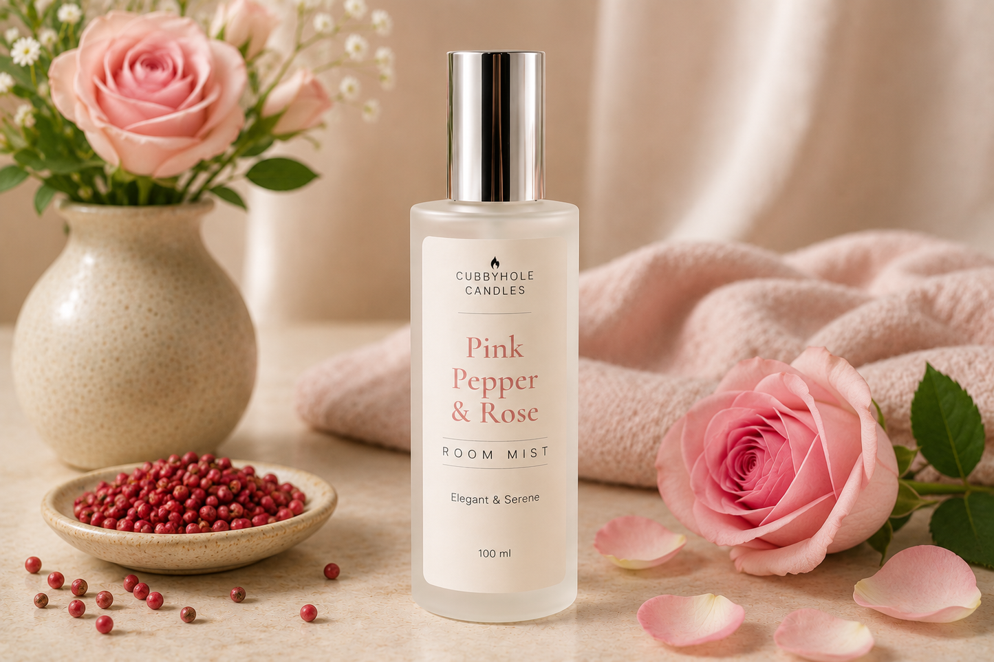 Pink Pepper & Rose Room Mist