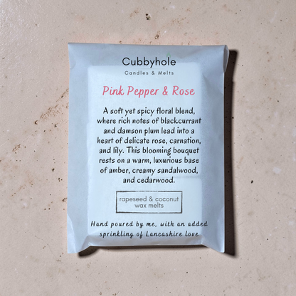 Pink Pepper & Rose Wax Melts