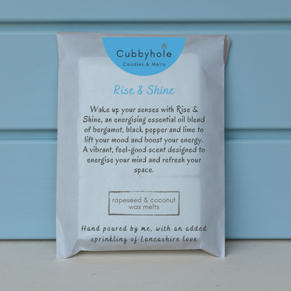 Rise & Shine Wax Melts - Wellbeing
