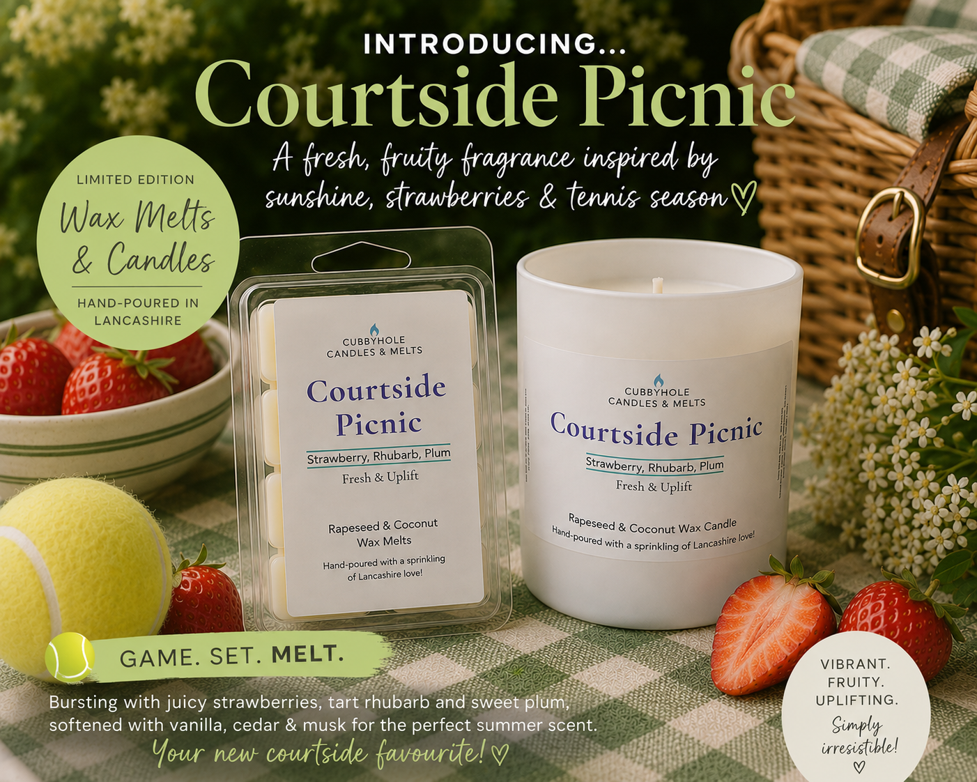 Courtside Picnic Candle - Special Edition