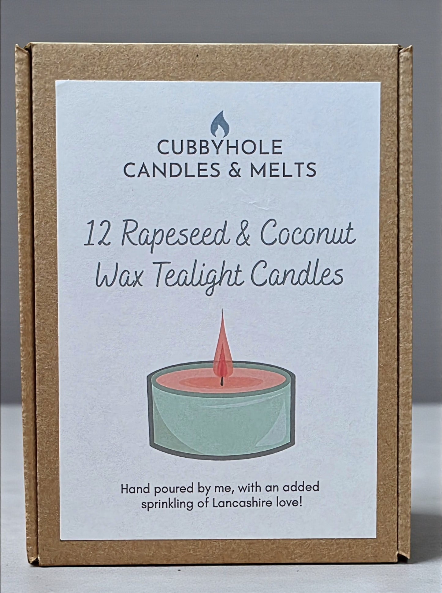 Natural Wax Tealights With Cotton Wicks